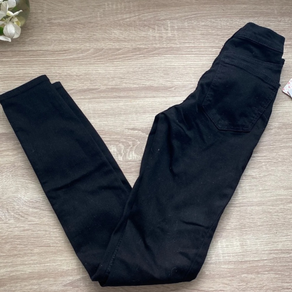 Free people black denim jeans